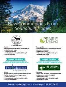 PresGroup Realty • Washtington • New Home Communities